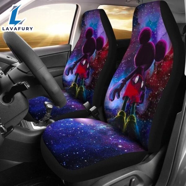 Mickey Mouse Galaxy Background Car Seat Covers