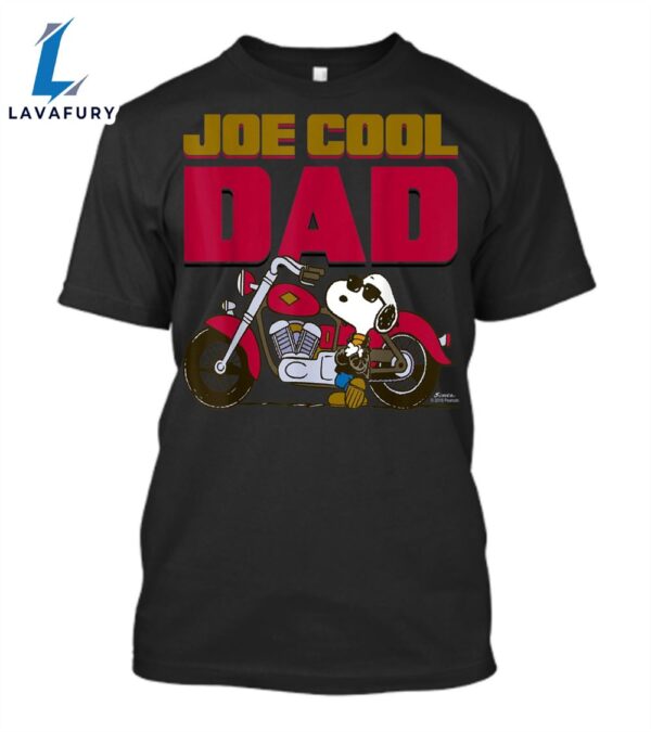 Peanuts Snoopy Joe Cool Dad Motorcycle T-Shirt
