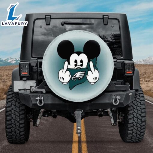 Philadelphia Eagles Mickey Disney 3D Car Spare Tire Cover