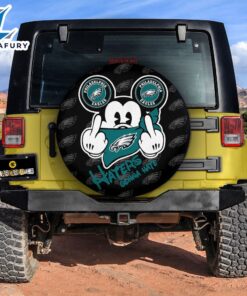 Philadelphia Eagles Mickey Mouse Spare Tire Covers Gift For Camper
