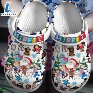 Rudolph The Red Nosed Reindeer Island of Misfit Toys Cartoon Crocs Crocband Clogs Shoes Comfortable For Men Women and Kids
