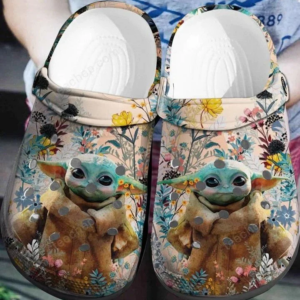 Star Wars Baby Yoda Crocs Clogs Comfortable Crocband Shoes For Men Women