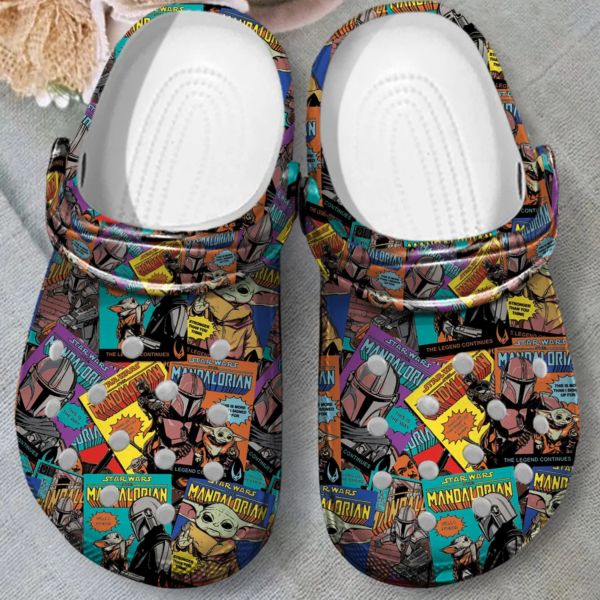 Star Wars Baby Yoda Crocs Clogs Comfortable Shoes Crocband For Men Women