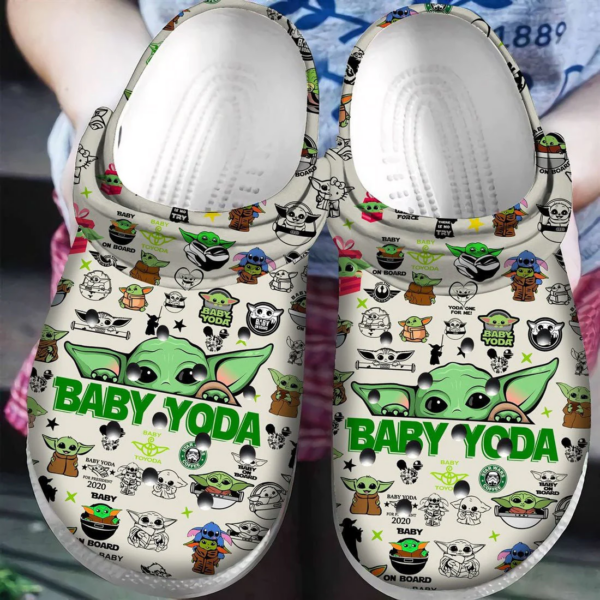 Star Wars Baby Yoda Crocs Clogs Crocband Comfortable Shoes For Men Women