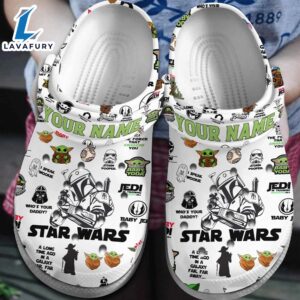 Star Wars Movie Crocs Crocband Clogs Shoes Comfortable For Men Women and Kids