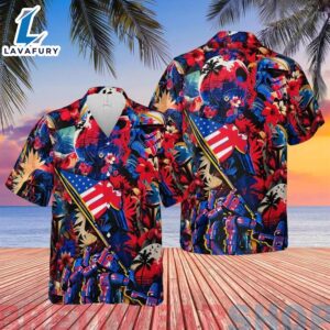 Star Wars Synthwave Hawaiian Shirt Independence Day Special