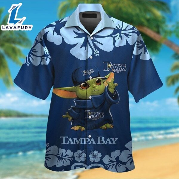 Tampa Bay Rays Baby Yoda Tropical Aloha Hawaiian Shirt For Men And Women