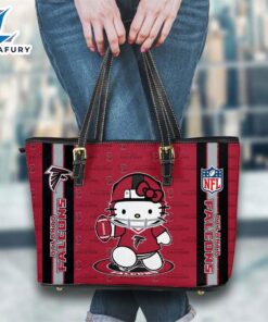 Atlanta Falcons NFL Kitty Women Leather Tote Bag