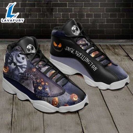 Horror Jack Skellington TNBC Halloween Air Jodan J13 Sport Sneaker Shoes