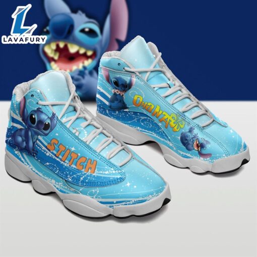 Lilo &amp Stitch Ohana Jordan 13 Sneakers JD13 Shoes For Men Women