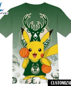 NBA Milwaukee Bucks Pokemon Pikachu…