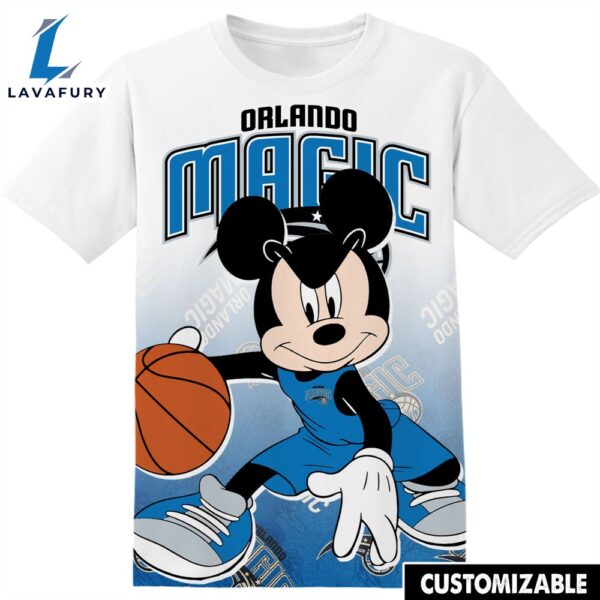 NBA Orlando Magic Disney Mickey Tshirt Adult And Kid Tshirt