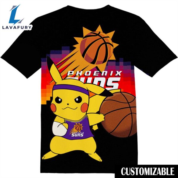 NBA Phoenix Suns Pokemon Pikachu Tshirt Adult And Kid Tshirt
