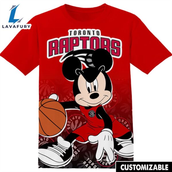 NBA Toronto Raptors Disney Mickey Tshirt Adult And Kid Tshirt