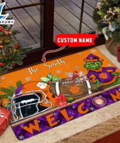 NCAA Clemson Tigers Grinch Christmas…