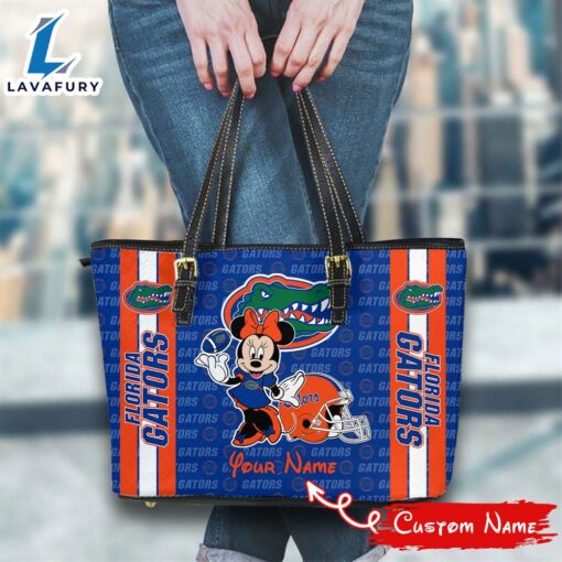 NCAA Florida Gators Minnie Women Leather Tote Bag