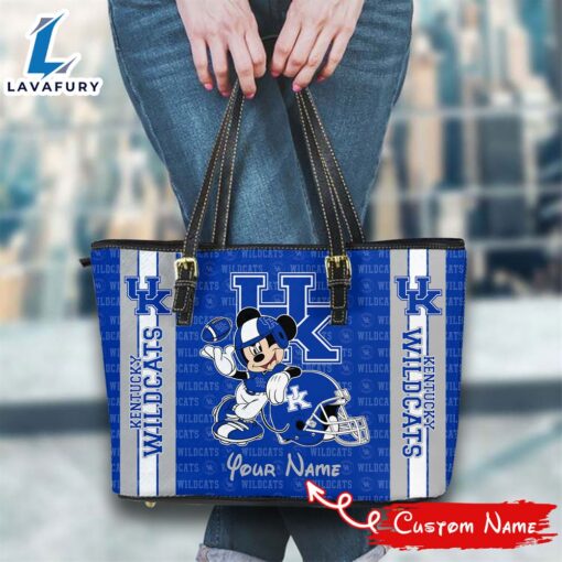 NCAA Kentucky Wildcats Mickey Women Leather Tote Bag