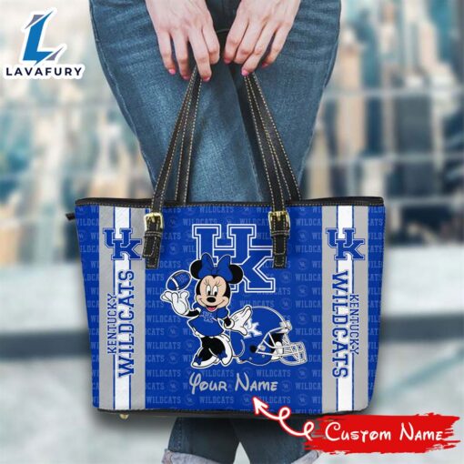 NCAA Kentucky Wildcats Minnie Women Leather Tote Bag