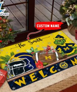 NCAA Michigan Wolverines Grinch Christmas…