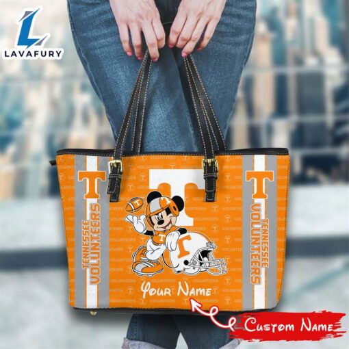 NCAA Tennessee Volunteers Mickey Women Leather Tote Bag