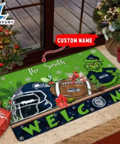 NFL Seattle seahawks Grinch Christmas…