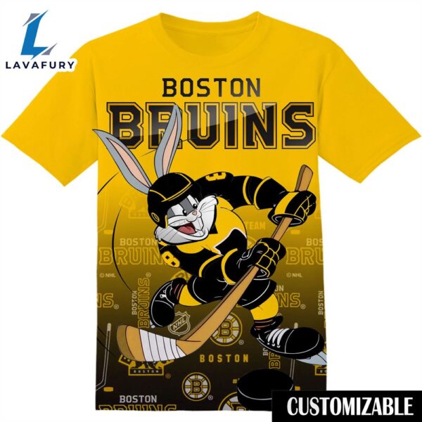 NHL Boston Bruins Bugs Bunny Tshirt Adult And Kid Tshirt