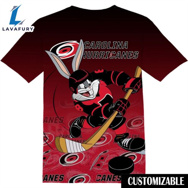 NHL Carolina Hurricanes Bugs Bunny Tshirt Adult And Kid Tshirt