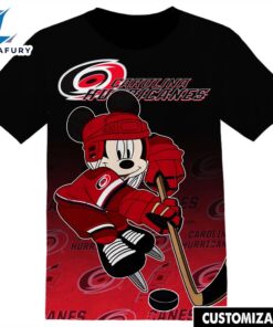 NHL Carolina Hurricanes Mickey Tshirt…