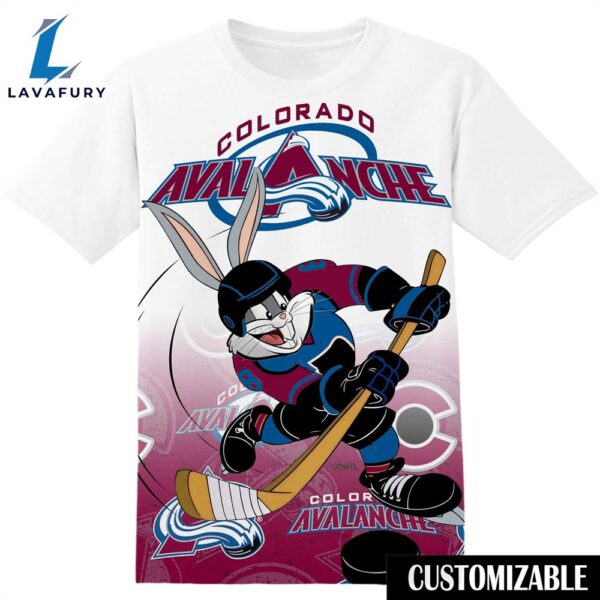 NHL Colorado Avalanche Bugs Bunny Tshirt Adult And Kid Tshirt