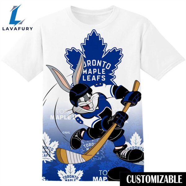 NHL Toronto Maple Leafs Bugs Bunny Tshirt Adult And Kid Tshirt