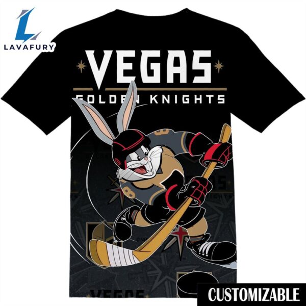 NHL Vegas Golden Knights Bugs Bunny Tshirt Adult And Kid Tshirt
