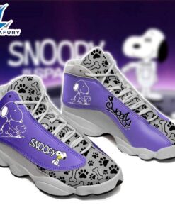 Purple Snoopy Dog Bones Jordan…