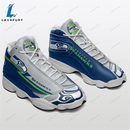 Seattle Seahawks Nfl Team Air Jordan 13 Sneakers Sport Shoes For Men Women