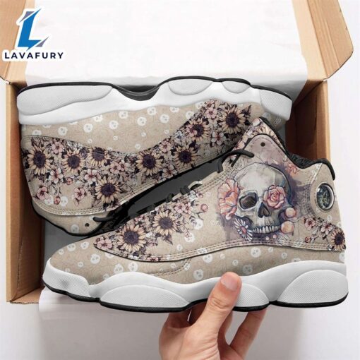 Skull Flower Jordan Air Jodan J13 Sport Sneaker Shoes