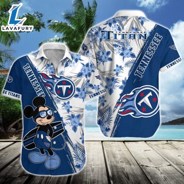Tennessee Titans Team NFL Mickey Hawaiian Beach Shirt