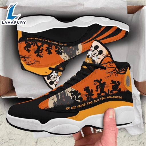 We Are Never Too Old For Halloween Disney Mickey Jd13 Sneaker Shoes