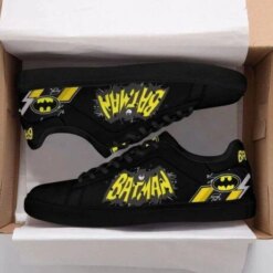 Batman Stan Smith Shoes Black