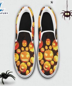 Halloween Pumpkin Moon Slip On…