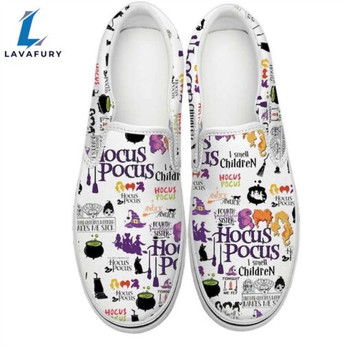 Hocus Pocus Art Witch Birthday Halloween Slip On Shoes