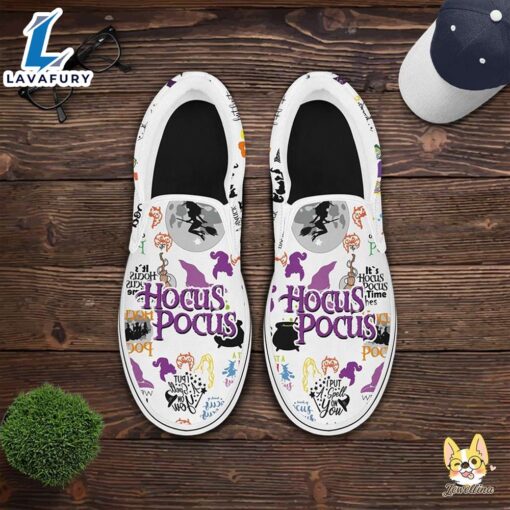 Hocus Pocus Spooky Season Halloween Funny Slip On Shoes