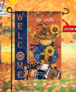 NCAA Auburn Tigers Football Fall Scarecrows Grden Flag