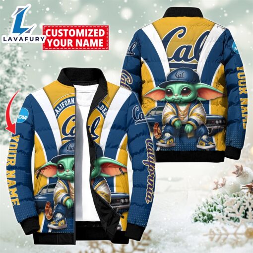 NCAA California Golden Bears Sport Baby Yoda Puffer Jacket For Fans