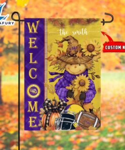 NCAA LSU Tigers Football Fall Scarecrows Grden Flag