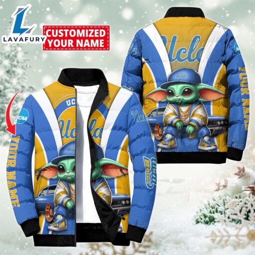 NCAA UCLA Bruins Sport Baby Yoda Puffer Jacket For Fans