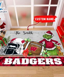 NCAA Wisconsin Badgers Grinch And…