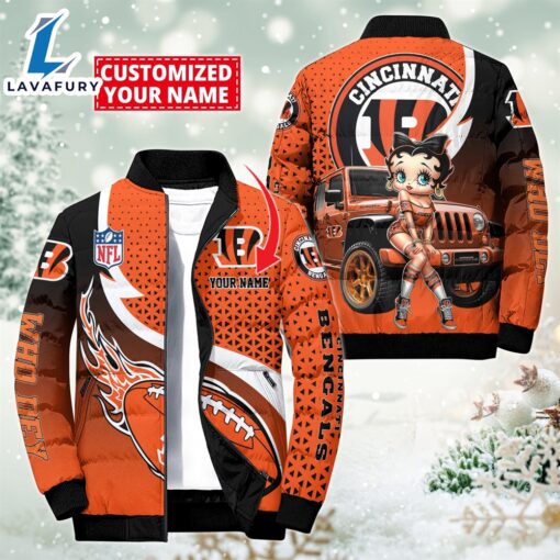 NFL Disney Cincinnati Bengals Sport Puffer Jacket For Fans