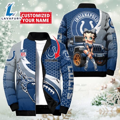 NFL Disney Indianapolis Colts Sport Puffer Jacket For Fans