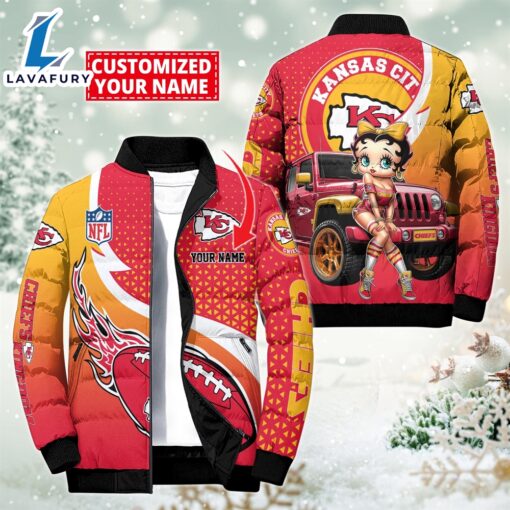 NFL Disney Kansas City Chiefs Sport Puffer Jacket For Fans