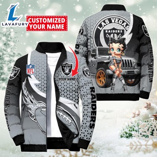 NFL Disney Las Vegas Raiders Sport Puffer Jacket For Fans