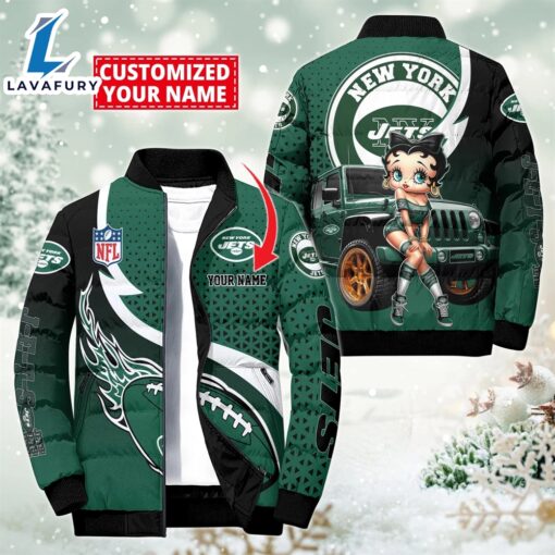 NFL Disney New York Jets Sport Puffer Jacket For Fans